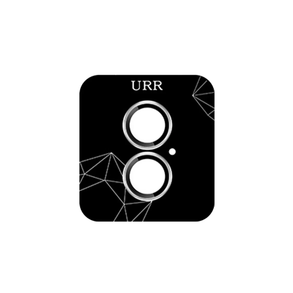 URR Apple iPhone 16 Titanium Alloy AR Kamera Lens Koruyucu - Gümüş